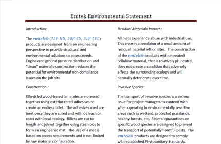 Environmental statement